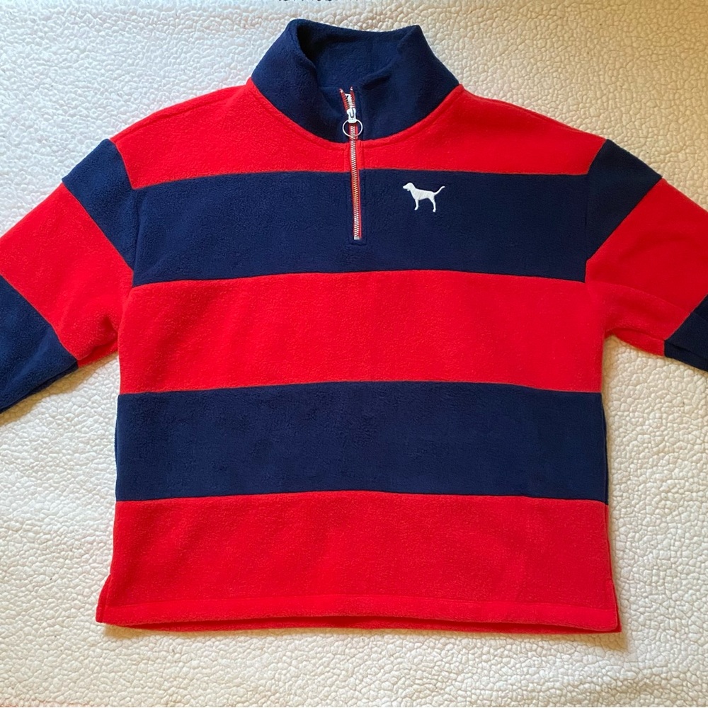 Pink Victoria’s Secret fleece pullover